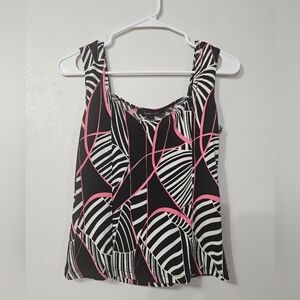 Laura Max Black And Pink Petite Tank Top!